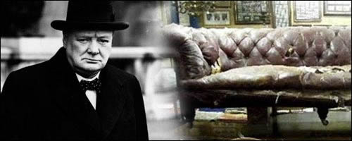 Winston Churchill und sein Chesterfield