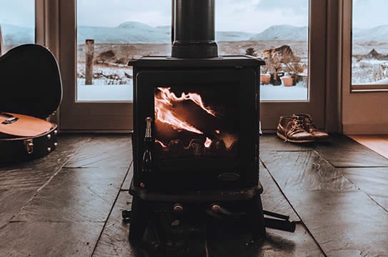 how to maintain wood burning stove