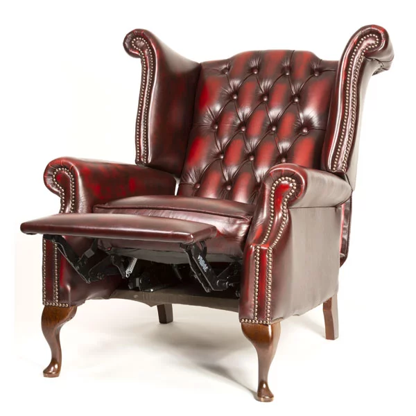 bolton chesterfield fauteuil achterover leunen