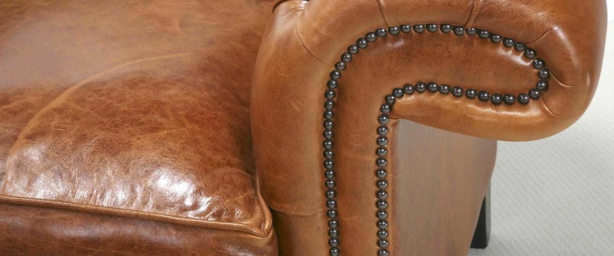 coniston leather chesterfield sofa