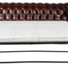 oxford red leather chesterfield sofa bed 01
