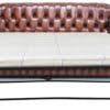 windsor brown leather sofa bed 01
