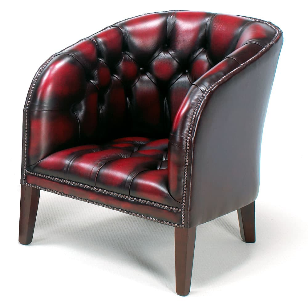 sedia in pelle yorkshire chesterfield