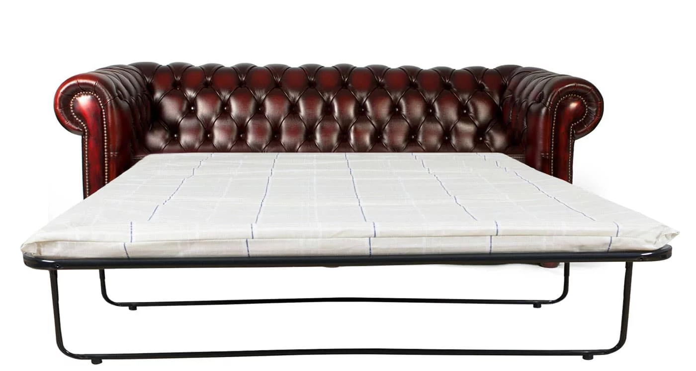 Chesterfield pull on sale out sofa bed