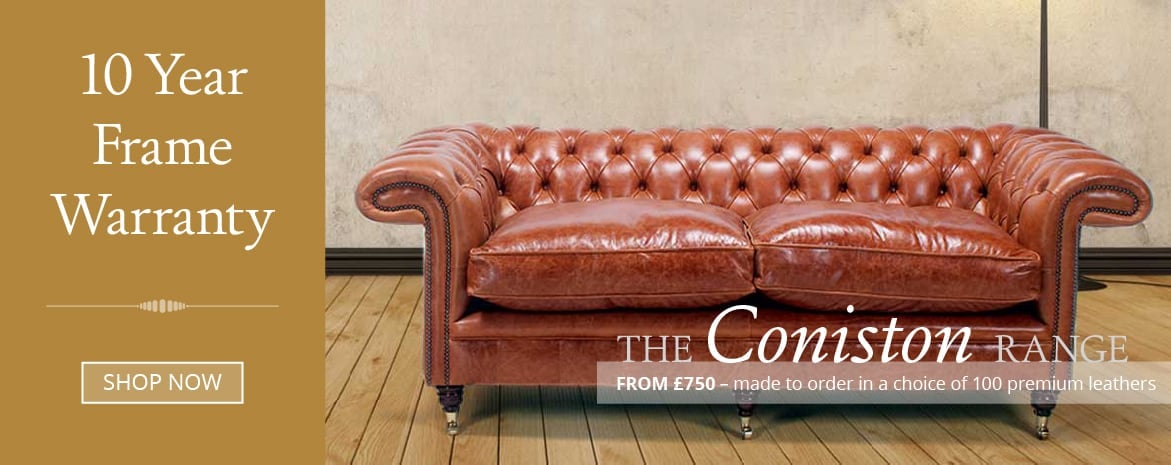 brown leather chesterfield sofas