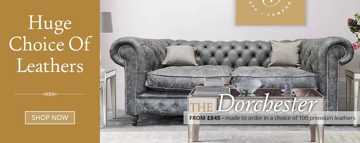 grey leather chesterfield sofas