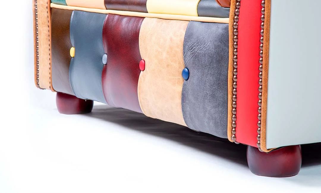 أريكة تشيسترفيلد المرقعة من Harlequin 06 | مجموعة أريكة Harlequin Patchwork Chesterfield أريكة تشيسترفيلد هارليكوين المرقعة
