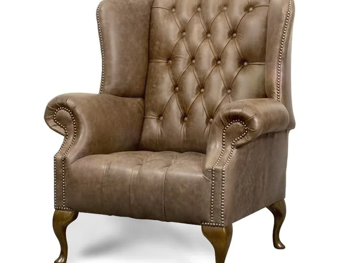 Balmoral ekstra bred wingback-stol | Chesterfield-møbler for hoteller Balmoral ekstra bred stol med vingerygg
