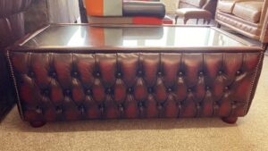 vente table basse chesterfield