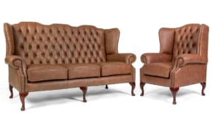 balmoral leather chesterfield sofa