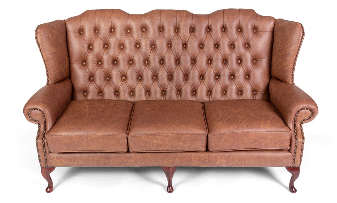 balmoral leather chesterfield sofa