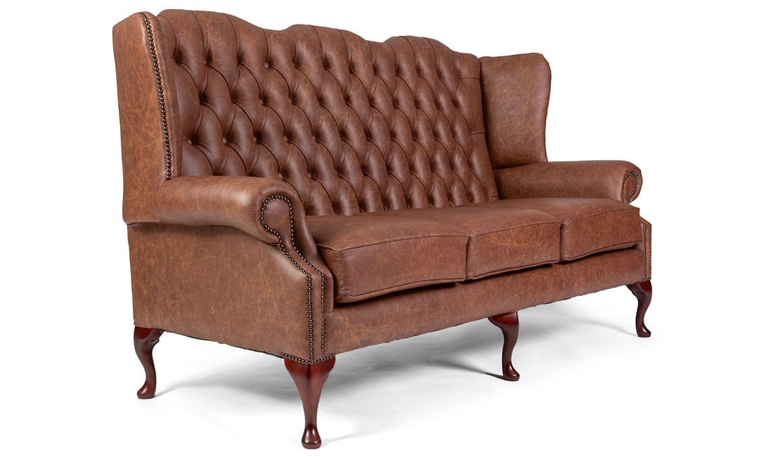 balmoral leather chesterfield sofa