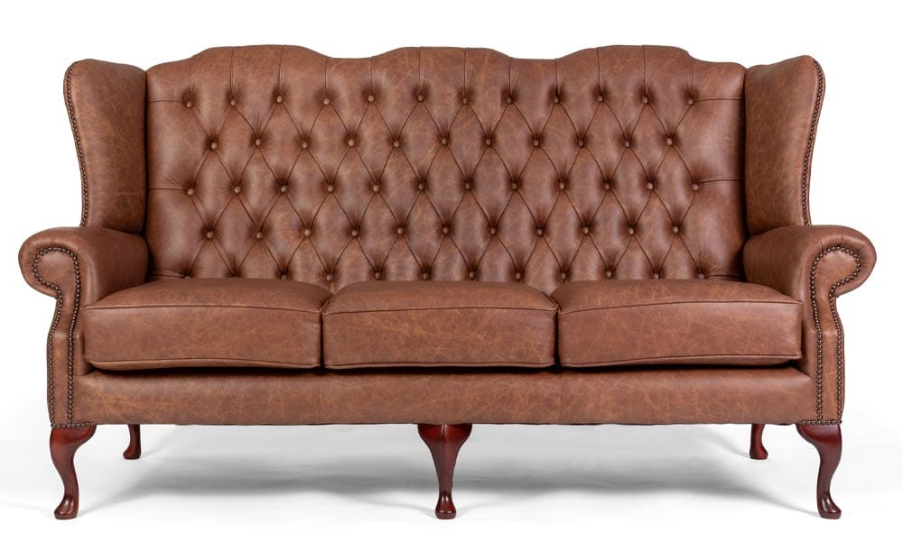 balmoral leather chesterfield sofa