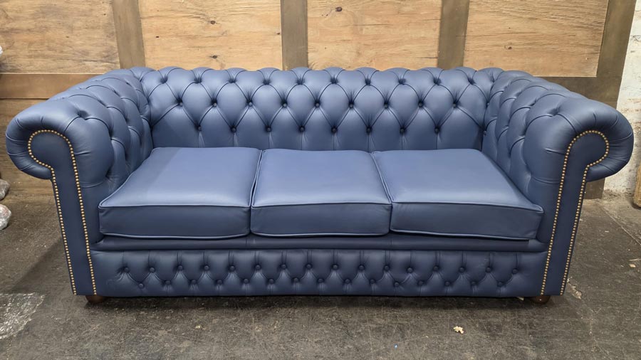 blue chesterfield sofa sale