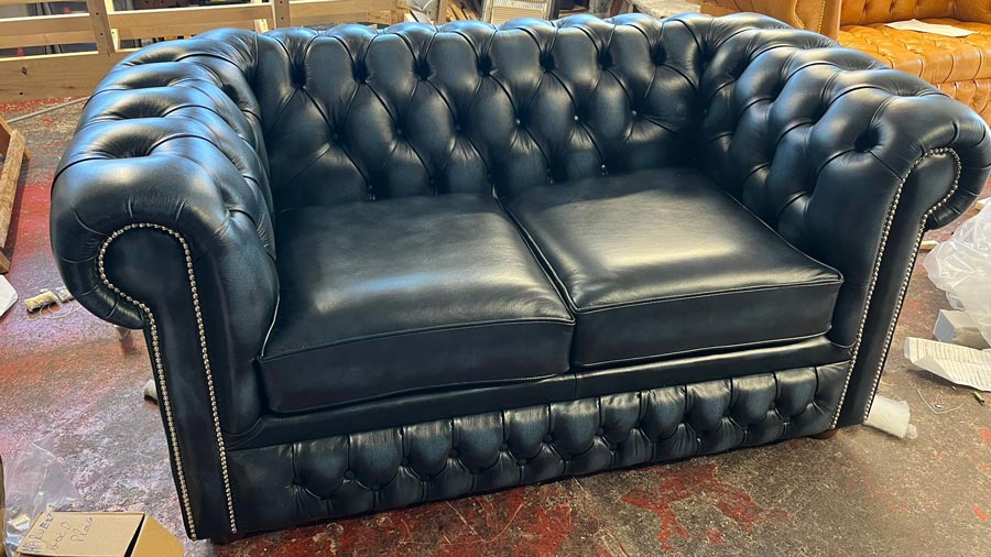 blue chesterfield sofa sale
