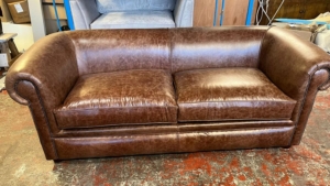 brown chesterfield sofa sale